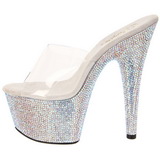 Lpinkyv Hopea 18 cm BEJEWELED-701DM Strassisomisteiset Platform Puukengt