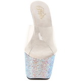 Lpinkyv Hopea 18 cm BEJEWELED-701DM Strassisomisteiset Platform Puukengt