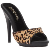 Leopardi 13 cm Fabulicious POISE-501FUR naisten puukengt platform