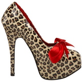Leopardi 14,5 cm Burlesque TEEZE-12 naisten kengät korkeat korko