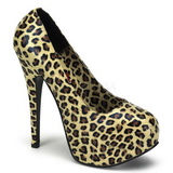 Leopardi 14,5 cm Burlesque TEEZE-35 naisten kengät korkeat korko