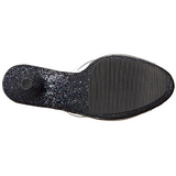 Musta 18 cm ADORE-701LG glitter platform puukengt naisten