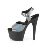 Musta 18 cm ADORE-708N-DT Hologrammi platform korkokengt naisten