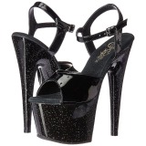 Musta 18 cm ADORE-709MG glitter platform korkokengt naisten