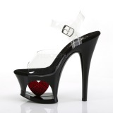 Musta 18 cm Pleaser MOON-708HRS Platform Korkokengill