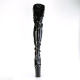 Musta 20 cm FLAMINGO-3055 korokepohja pitkt saappaat