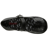 Musta 6 cm DemoniaCult SPRITE-05 gootti platform kengät
