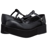 Musta 6 cm SPRITE-03 lolita gootti kengät