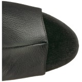 Musta Keinonahka 18 cm ADORE-3019 reisisaappaat korkokengt