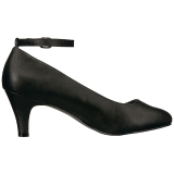 Musta Keinonahka 8 cm DIVINE-431W Naisten kengät avokkaat