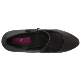 Musta Keinonahka 8 cm DIVINE-440 Naisten kengät avokkaat