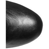 Musta Keinonahkaiset 18 cm XTREME-1020 korokepohja nilkkurit korkeat korko