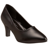 Musta Keinonahkaiset 8 cm DIVINE-420W Naisten kengt avokkaat