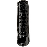 Musta Kiiltonahka 10,5 cm VANITY-1020 Nilkkurit Naiset varten Miehet