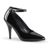 Musta Kiiltonahka 10 cm VANITY-431 Naisten kengät avokkaat