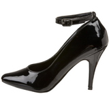 Musta Kiiltonahka 10 cm VANITY-431 Naisten kengt avokkaat