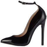 Musta Kiiltonahka 13 cm SEXY-23 klassiset avokkaat kengt naisten
