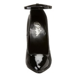 Musta Kiiltonahka 15,5 cm DOMINA-431 Pumps Naisten Avokkaat Kengt