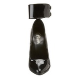 Musta Kiiltonahka 15,5 cm DOMINA-434 Pumps Naisten Avokkaat Kengt