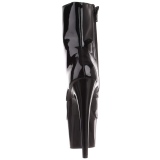 Musta Kiiltonahka 18 cm ADORE-1020 korokepohja nilkkurit korkeat korko