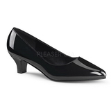 Musta Kiiltonahka 5 cm FAB-420W Naisten kengät avokkaat