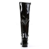 Musta Kiiltonahka 7,5 cm GOGO-300WC levevartiset saappaat naisten