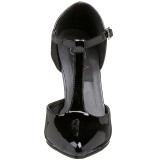 Musta Lakatut 10,5 cm VANITY-415 Avokkaat Korkokengt Miehille