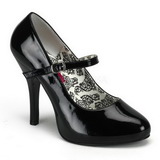 Musta Lakatut 12 cm rockabilly TEMPT-35 Naisten kengät avokkaat