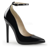 Musta Lakatut 13 cm SEXY-23 klassiset avokkaat kengät naisten