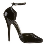 Musta Lakatut 15 cm DOMINA-402 Naisten kengät avokkaat