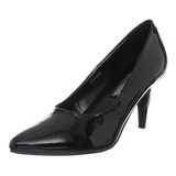 Musta Lakatut 7,5 cm PUMP-420 klassiset avokkaat kengät naisten