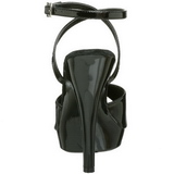Musta Lakka 13 cm Fabulicious LIP-125 Platform Korkokengill