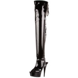 Musta Lakka 15,5 cm DELIGHT-3017 Platform Reisisaappaat