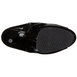 Musta Lakka 15 cm DELIGHT-1033 Avoin Krki Platform Nilkkurit