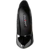 Musta Lakka 15 cm SCREAM-01 Fetish Avokkaat Kengt