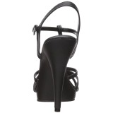 Musta Matta 12 cm FLAIR-420 Naisten Sandaletit Korkea