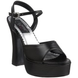 Musta Matta 13 cm DEMONIA DOLLY-09 Platform Korkosandaalit