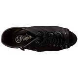Musta Matta 15,5 cm DELIGHT-1016 Avoin Krki Platform Nilkkurit