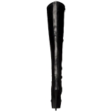 Musta Matta 15,5 cm DELIGHT-3000 korolliset ylipolvensaappaat