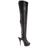 Musta Matta 15,5 cm DELIGHT-3017 Platform Reisisaappaat