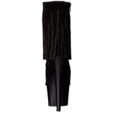 Musta Mokkanahka 18 cm ADORE-1019 naisten hapsuilla nilkkurit korkeat korko