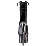 Musta glitter 18 cm ADORE-1018G korokepohja nilkkurit korkeat korko