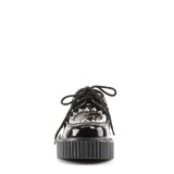 Mustat 5 cm CREEPER-108 rockabilly creepers kengät naisten platform