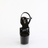 Mustat korkokengät 18 cm ADORE-709GP glitter platform korkokengät naisten
