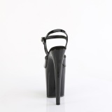 Mustat korkokengät 20 cm FLAMINGO-809GP glitter platform korkokengät naisten
