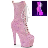 Neon glitterit 18 cm ADORE-1040IG korolliset korkokenk nilkkurit platform