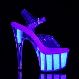 Opaali glitter 18 cm Pleaser ADORE-708UVG tankotanssi kengät