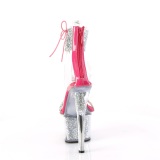 Pink 18 cm SKY-327RSI korokepohja korkokengt nilkkamansetti strassi