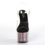 Pinkit 18 cm ADORE-708CG glitter platform korkokengt naisten