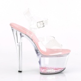 Pinkit 18 cm SKY-308WHG glitter platform korkokengt naisten